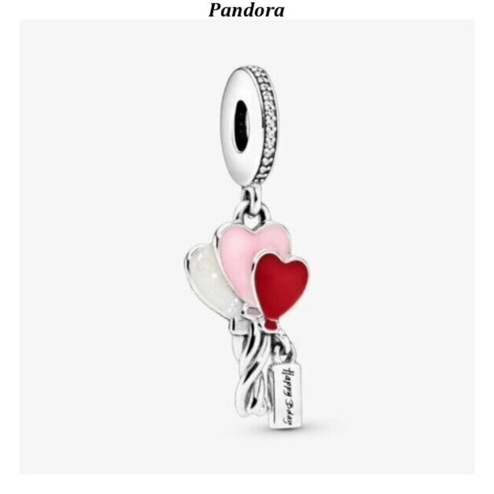 PANDORA Happy Bday Balloon Dangle Charm